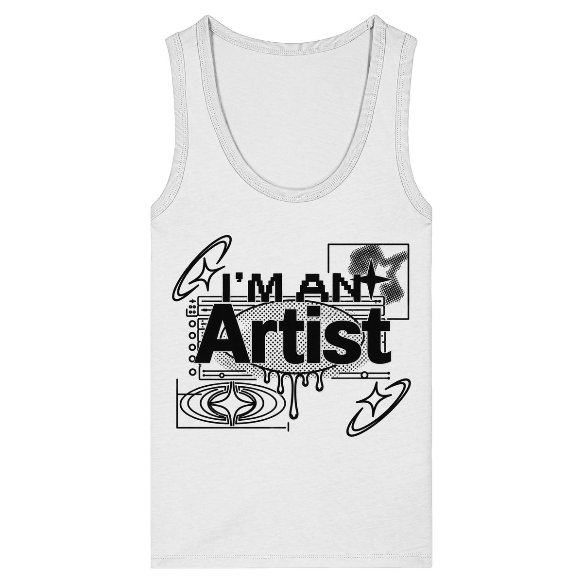 The Artist BASiCS - Kadın Organik Kesim Atlet