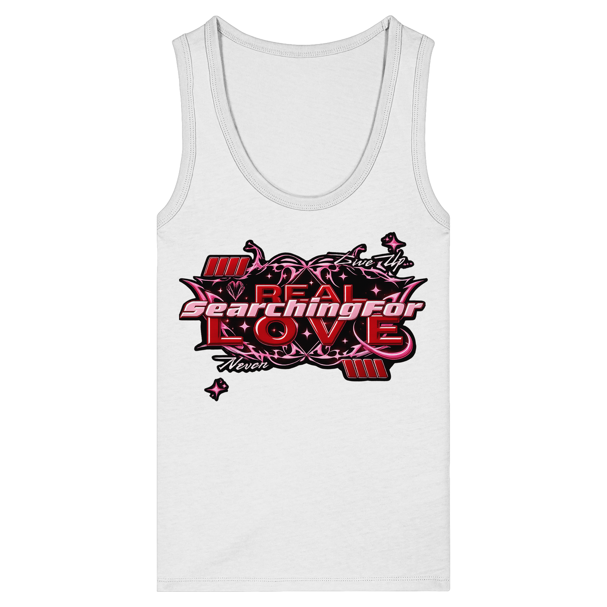 The Real Love - Womens Organic Fitted Tank Top