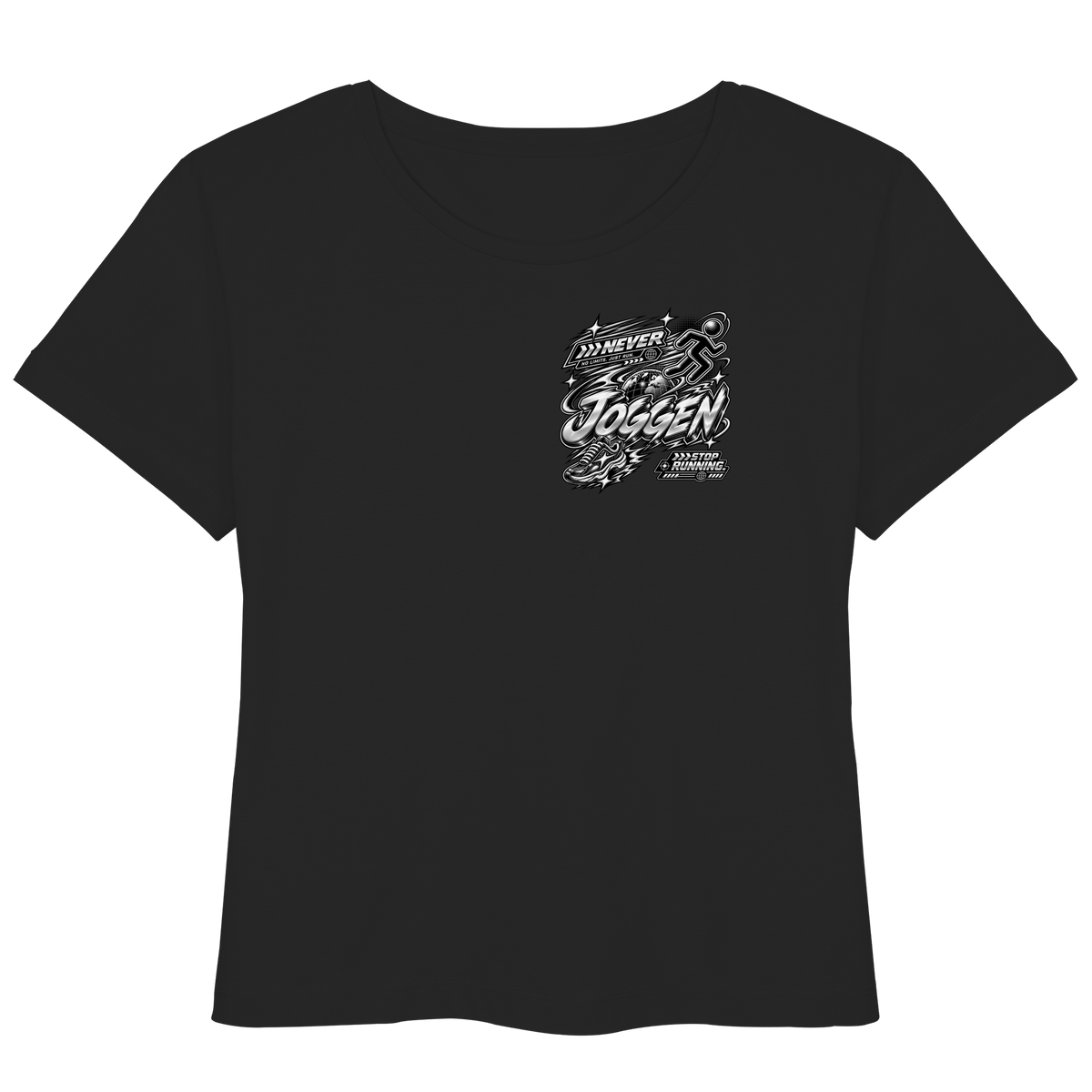 Das JoGGer BASiCS - Damen Bio-Leichtgewichts-T-Shirt
