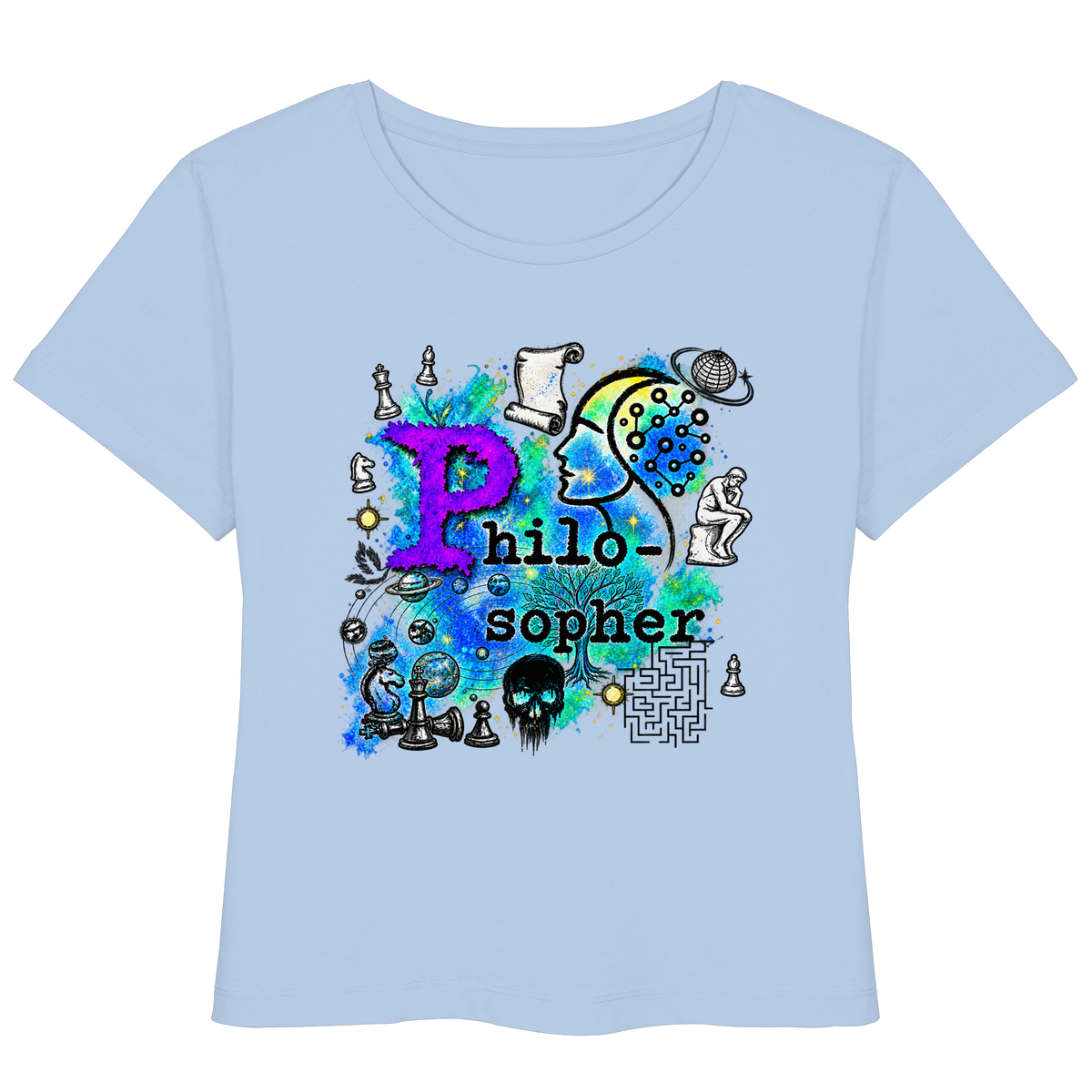 The Philosopher - Womens Organic Lightweight T-Shirt