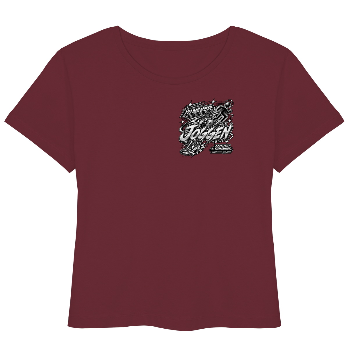 Das JoGGer BASiCS - Damen Bio-Leichtgewichts-T-Shirt