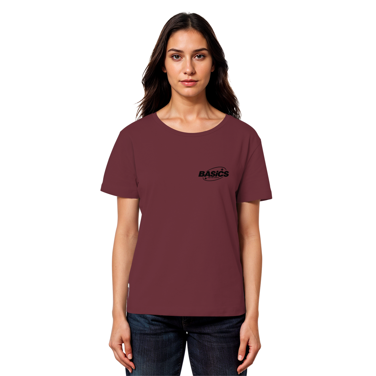BASiCS - For the SIMPLE - Womens Organic Lightweight T-Shirt