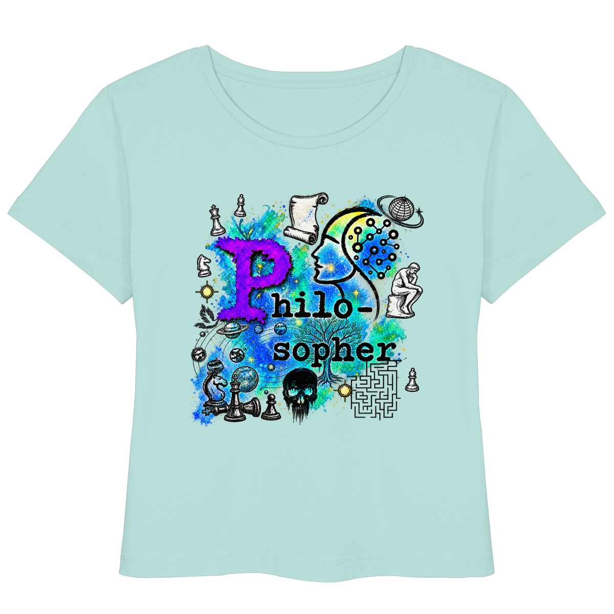 The Philosopher - Womens Organic Lightweight T-Shirt