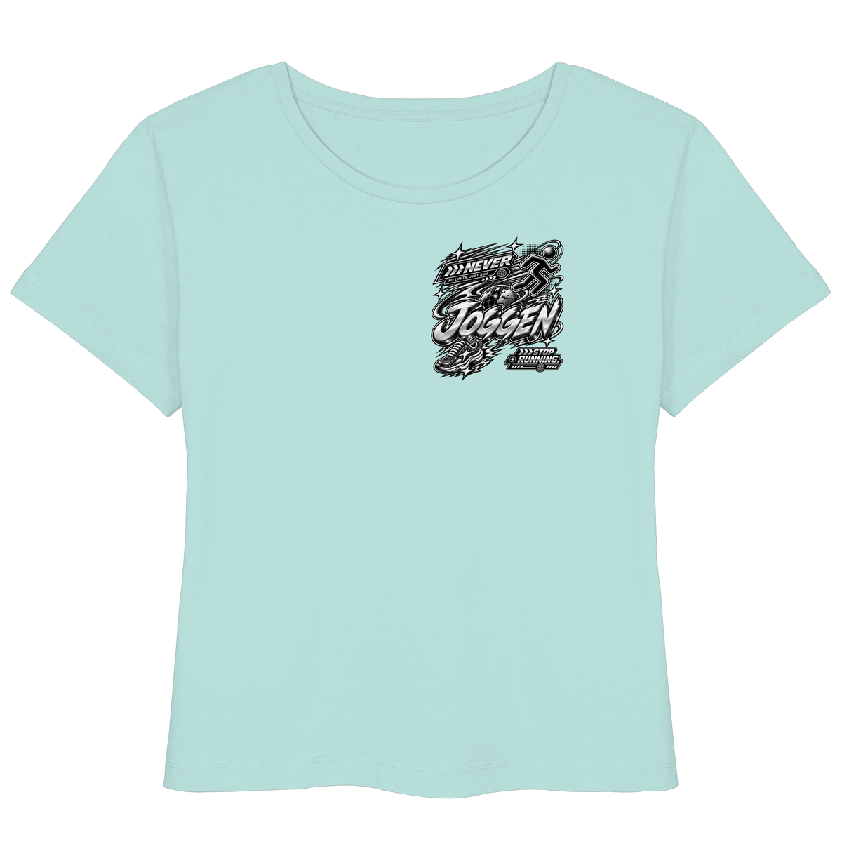 Das JoGGer BASiCS - Damen Bio-Leichtgewichts-T-Shirt
