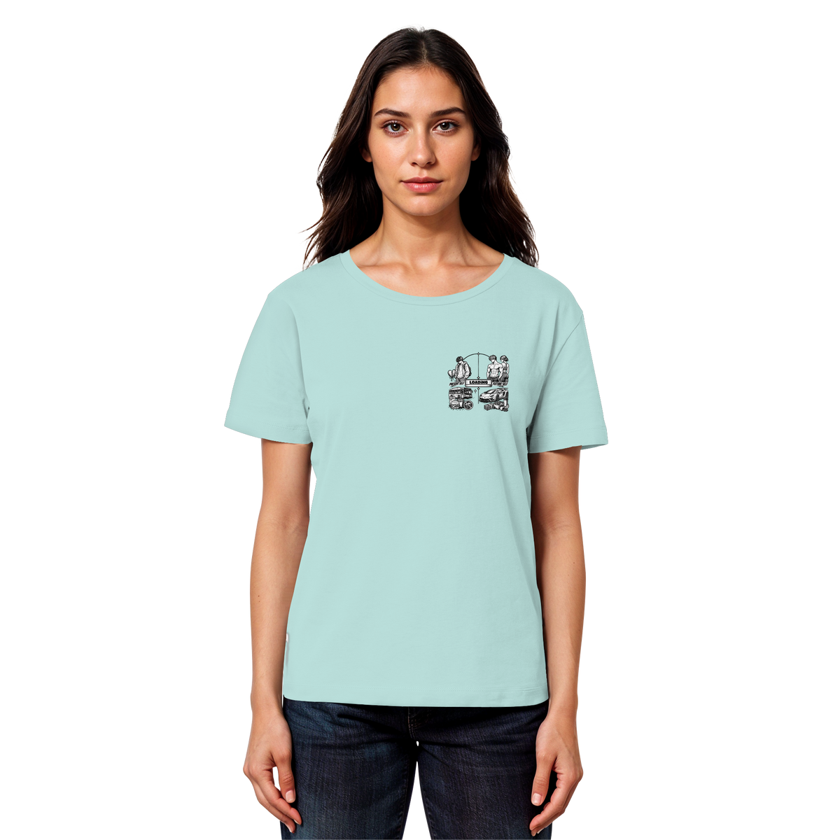 LOADiNG BASiCS - Womens Organic Lightweight T-Shirt
