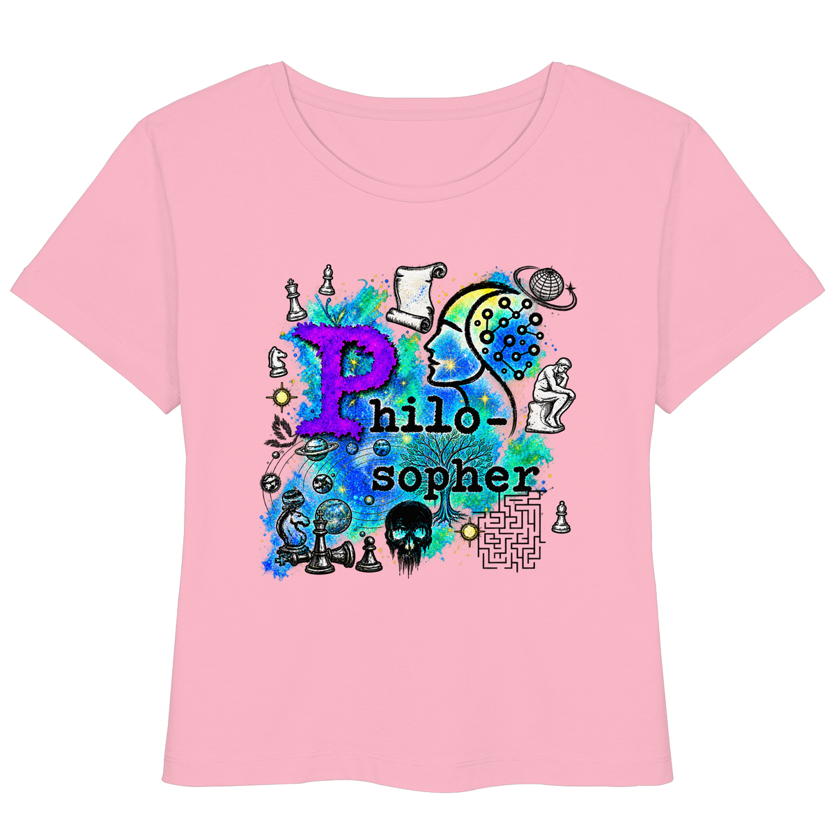 The Philosopher - Womens Organic Lightweight T-Shirt