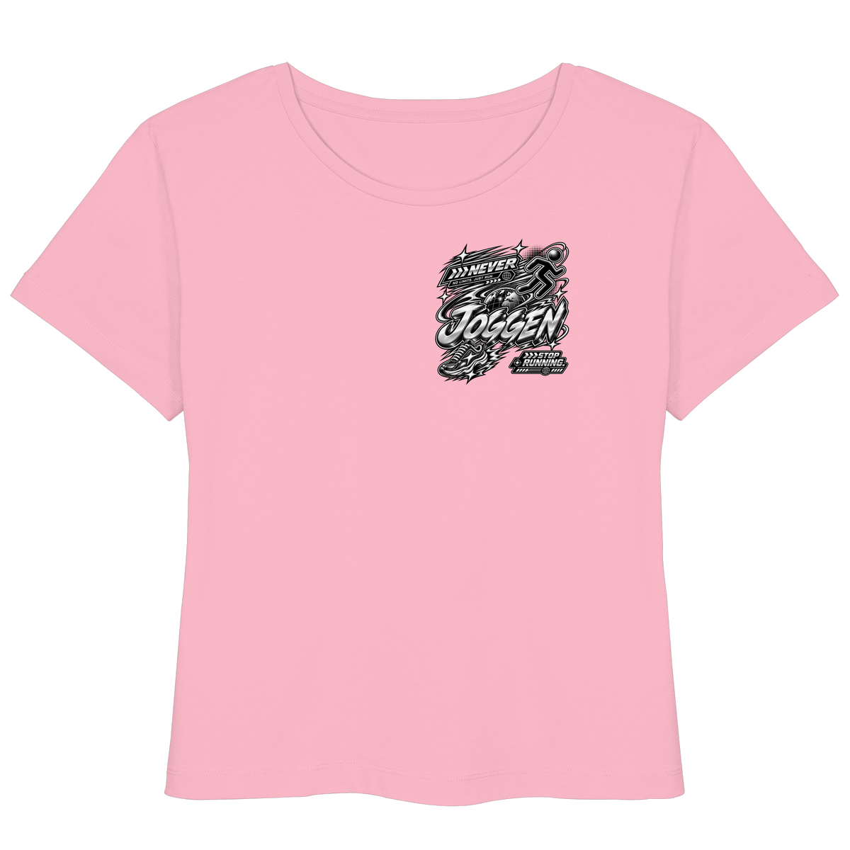 Das JoGGer BASiCS - Damen Bio-Leichtgewichts-T-Shirt