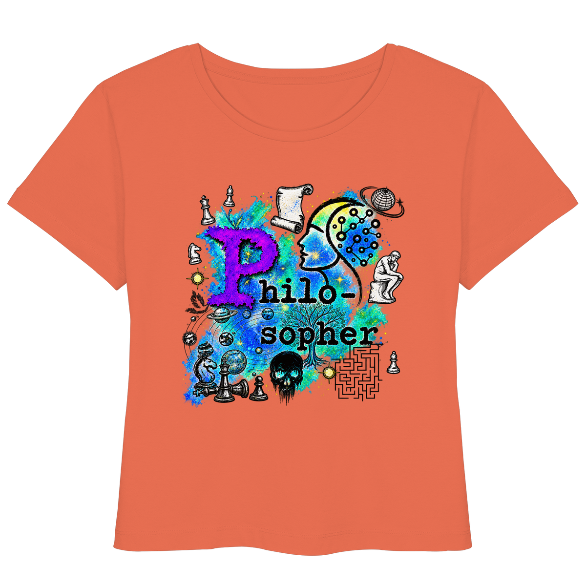 The Philosopher - Womens Organic Lightweight T-Shirt