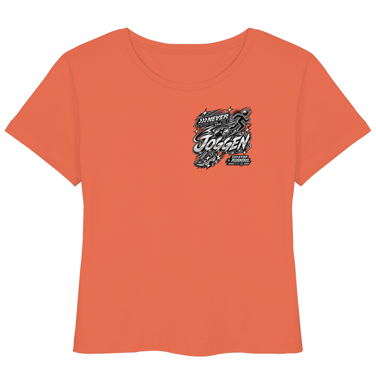 Das JoGGer BASiCS - Damen Bio-Leichtgewichts-T-Shirt