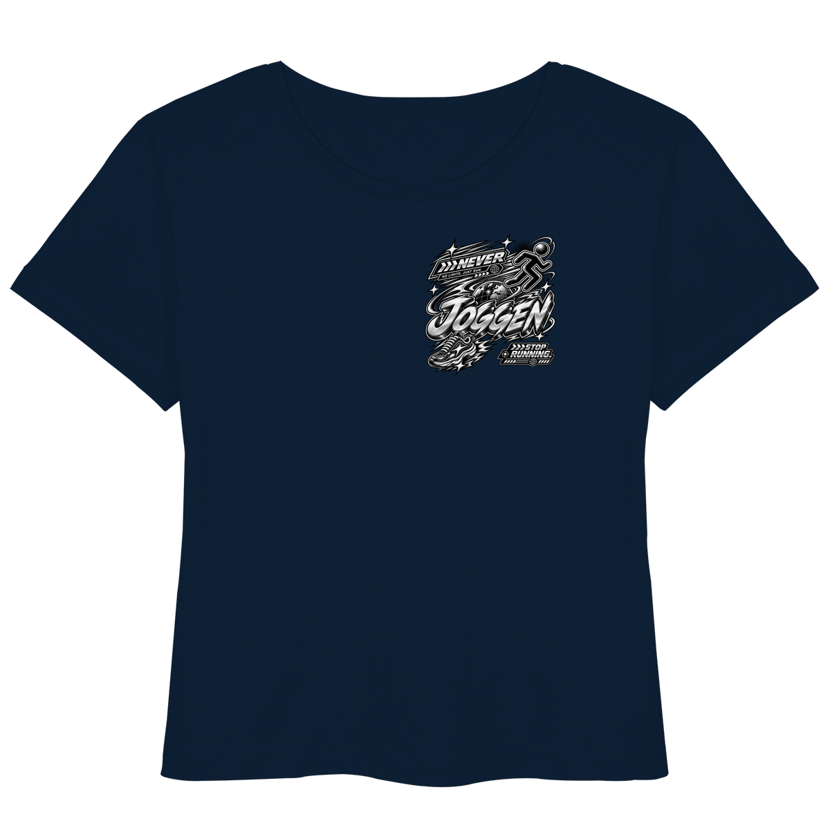 Das JoGGer BASiCS - Damen Bio-Leichtgewichts-T-Shirt