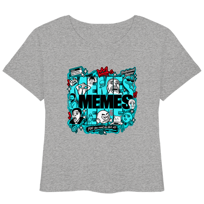 The Meme - T-Shirt leggera da donna in cotone biologico