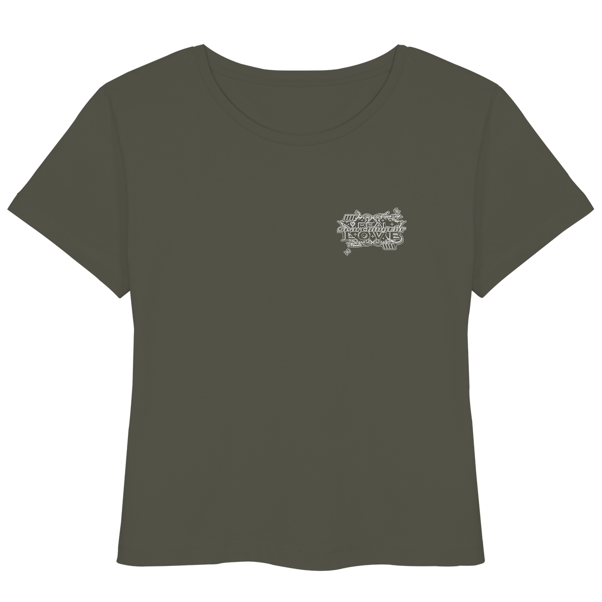 The REAL LOVE BASiCS - Camiseta ligera de algodón orgánico para mujer