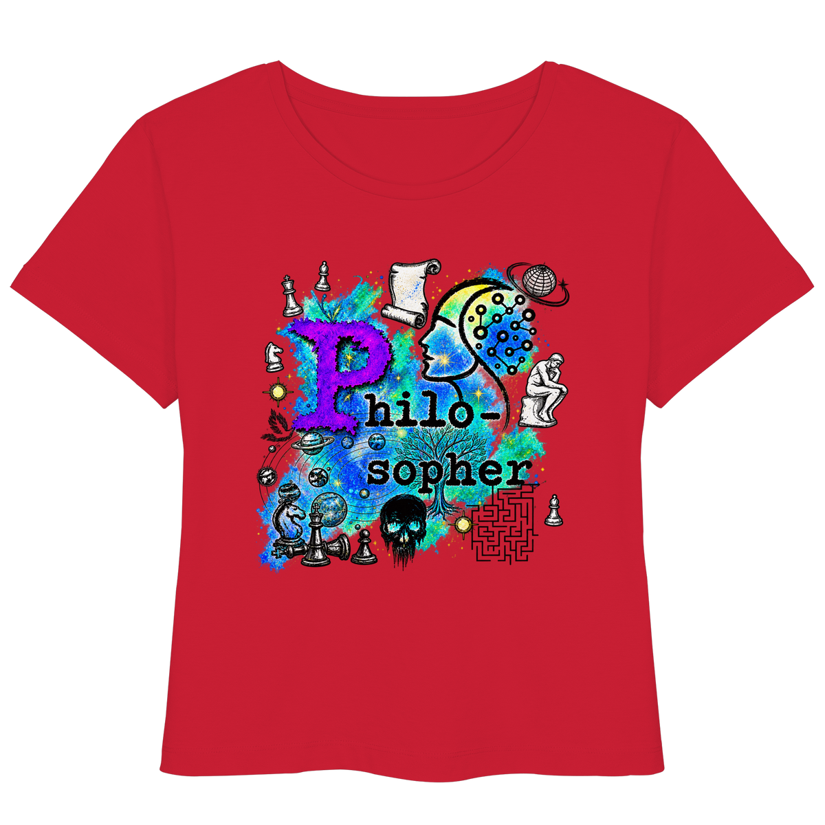 The Philosopher - Womens Organic Lightweight T-Shirt