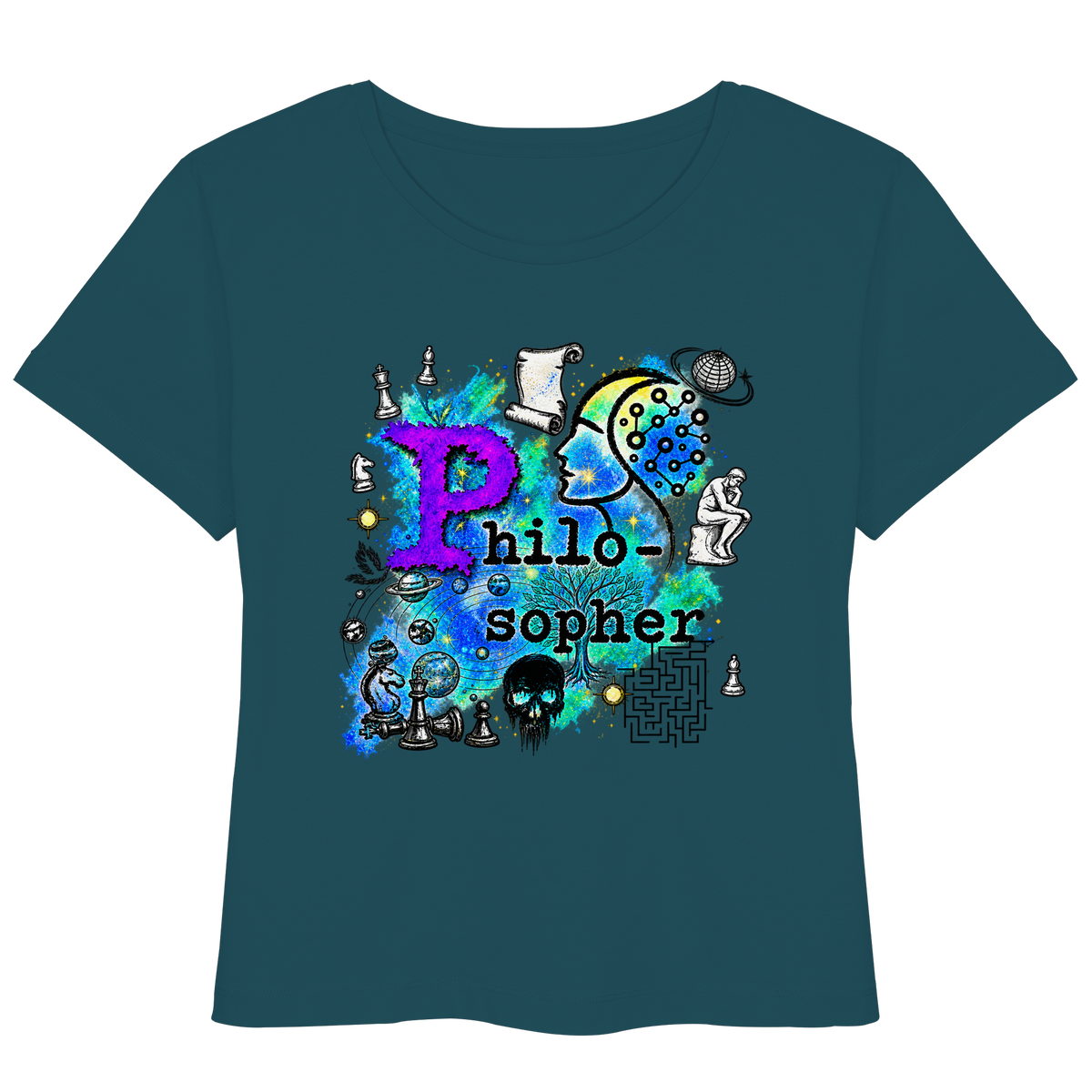 The Philosopher - Womens Organic Lightweight T-Shirt
