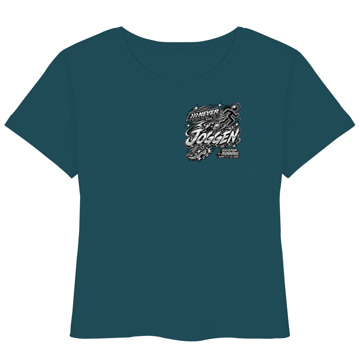 Das JoGGer BASiCS - Damen Bio-Leichtgewichts-T-Shirt