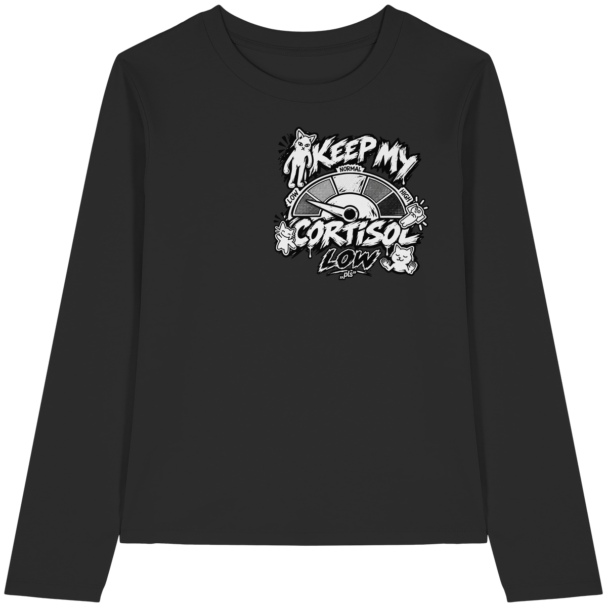 CORTiSOL basso - T-shirt a maniche lunghe biologica da donna
