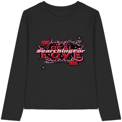 The Real Love - Womens Organic Longsleeve T-Shirt