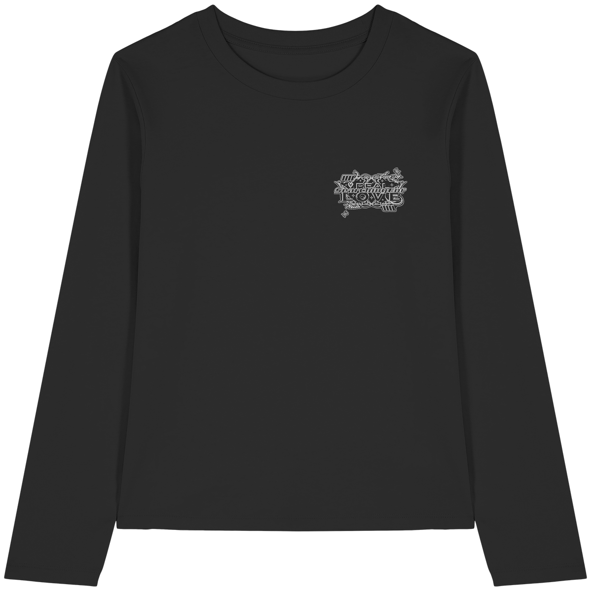 Die REAL LOVE BASiCS - Damen Bio-Langarm-T-Shirt