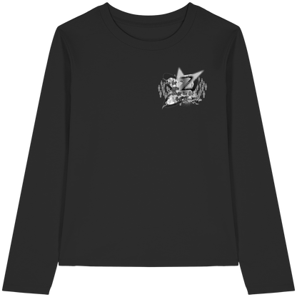 The Rebellion Z BASiCS - T-shirt a maniche lunghe da donna in cotone biologico