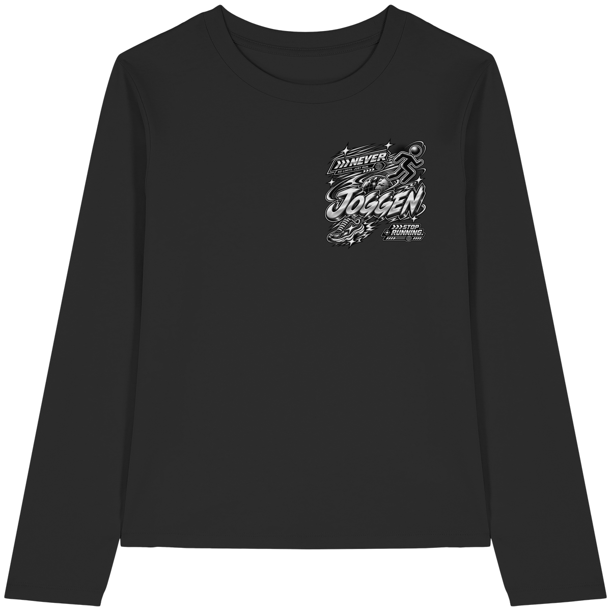 Das JoGGer BASiCS - Damen Bio-Langarmshirt