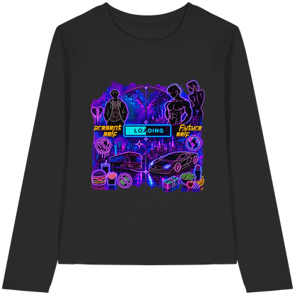 LOADiNG - T-shirt a maniche lunghe biologica da donna