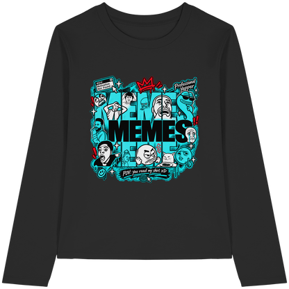 The Meme - Womens Organic Longsleeve T-Shirt