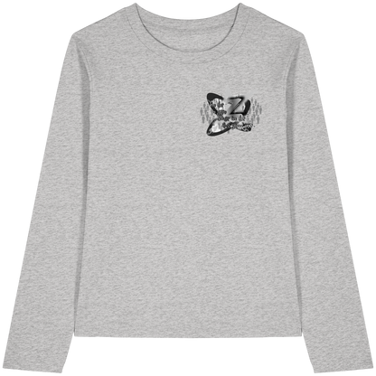 The Rebellion Z BASiCS - T-shirt a maniche lunghe da donna in cotone biologico