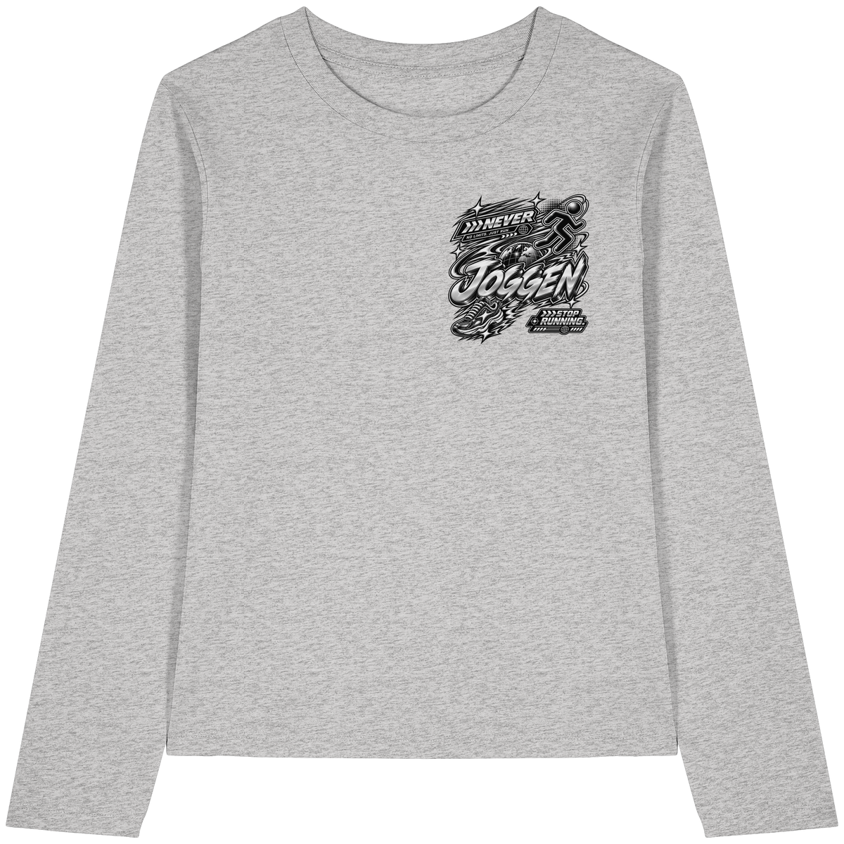 Das JoGGer BASiCS - Damen Bio-Langarmshirt