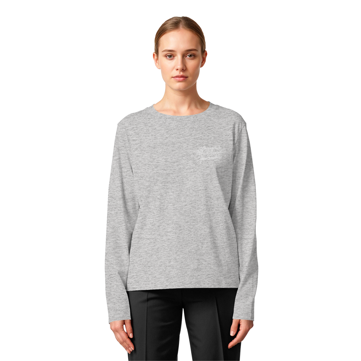 Die REAL LOVE BASiCS - Damen Bio-Langarm-T-Shirt
