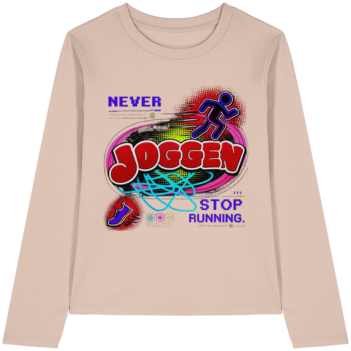The JoGGer - Womens Organic Longsleeve T-Shirt