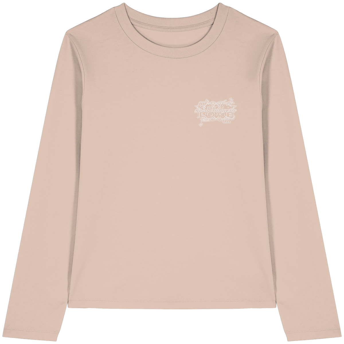 Die REAL LOVE BASiCS - Damen Bio-Langarm-T-Shirt