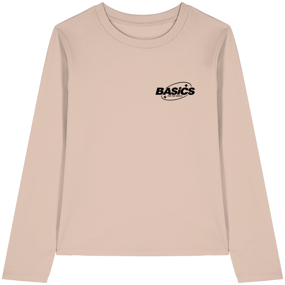 BASiCS - For the SIMPLE - Womens Organic Longsleeve T-Shirt