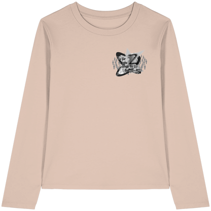 The Rebellion Z BASiCS - T-shirt a maniche lunghe da donna in cotone biologico
