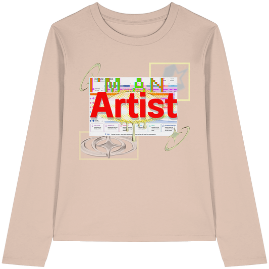 The Artist - Womens Organic Longsleeve T-Shirt