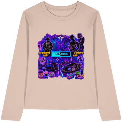 LOADiNG - T-shirt a maniche lunghe biologica da donna