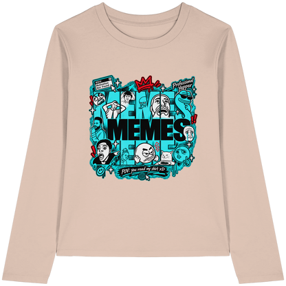 The Meme - Womens Organic Longsleeve T-Shirt