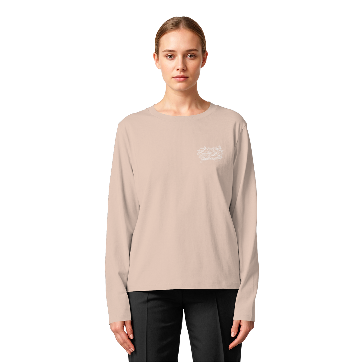 Die REAL LOVE BASiCS - Damen Bio-Langarm-T-Shirt