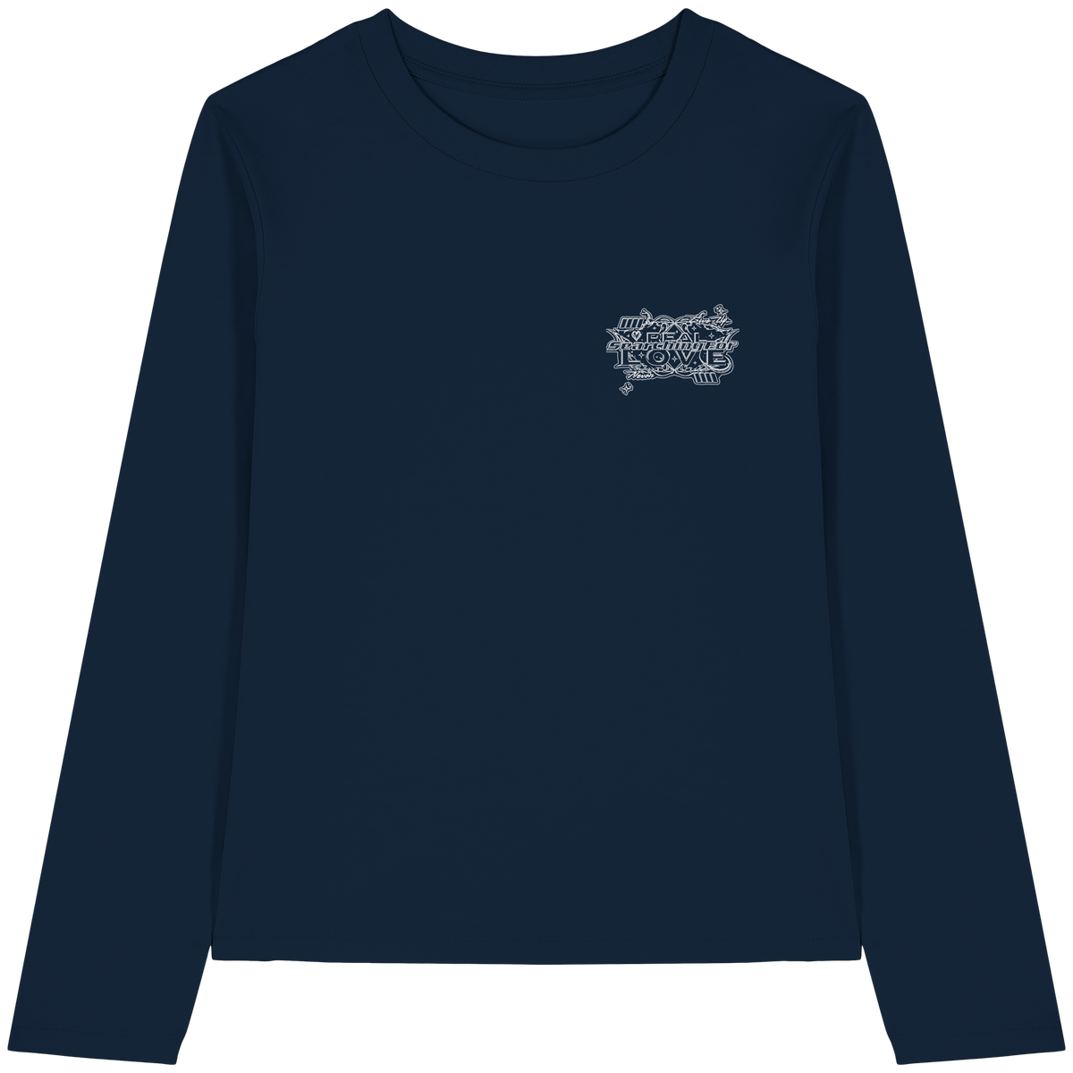 Die REAL LOVE BASiCS - Damen Bio-Langarm-T-Shirt