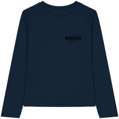 BASiCS - For the SIMPLE - Womens Organic Longsleeve T-Shirt