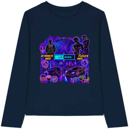 LOADiNG - T-shirt a maniche lunghe biologica da donna