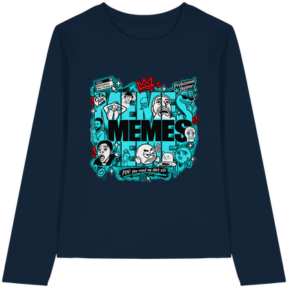 The Meme - Womens Organic Longsleeve T-Shirt