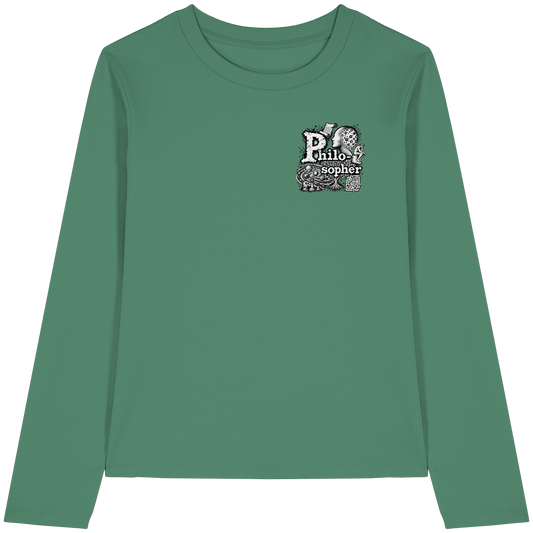 The Philosopher - Womens Organic Longsleeve T-Shirt