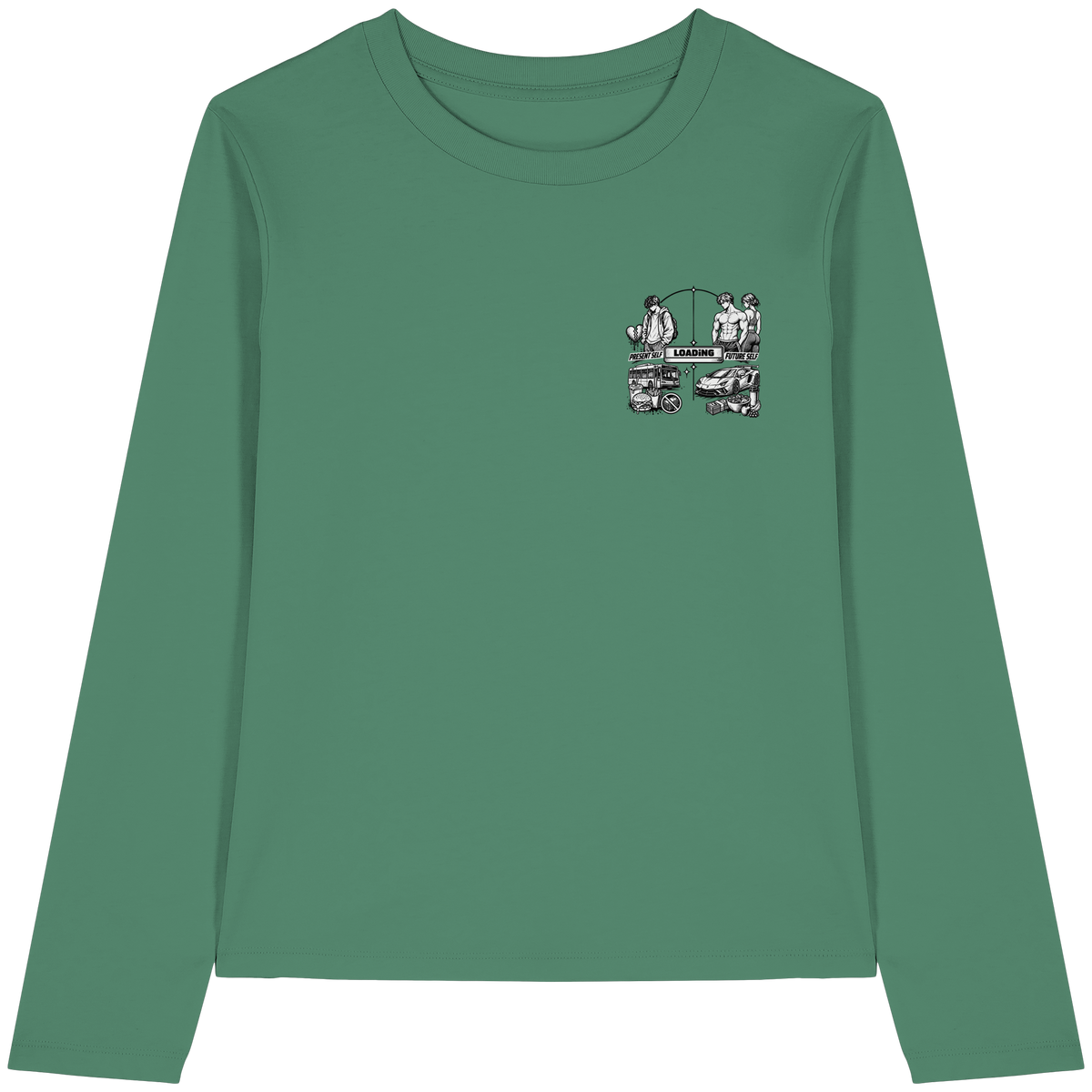 LOADiNG BASiCS - Womens Organic Longsleeve T-Shirt