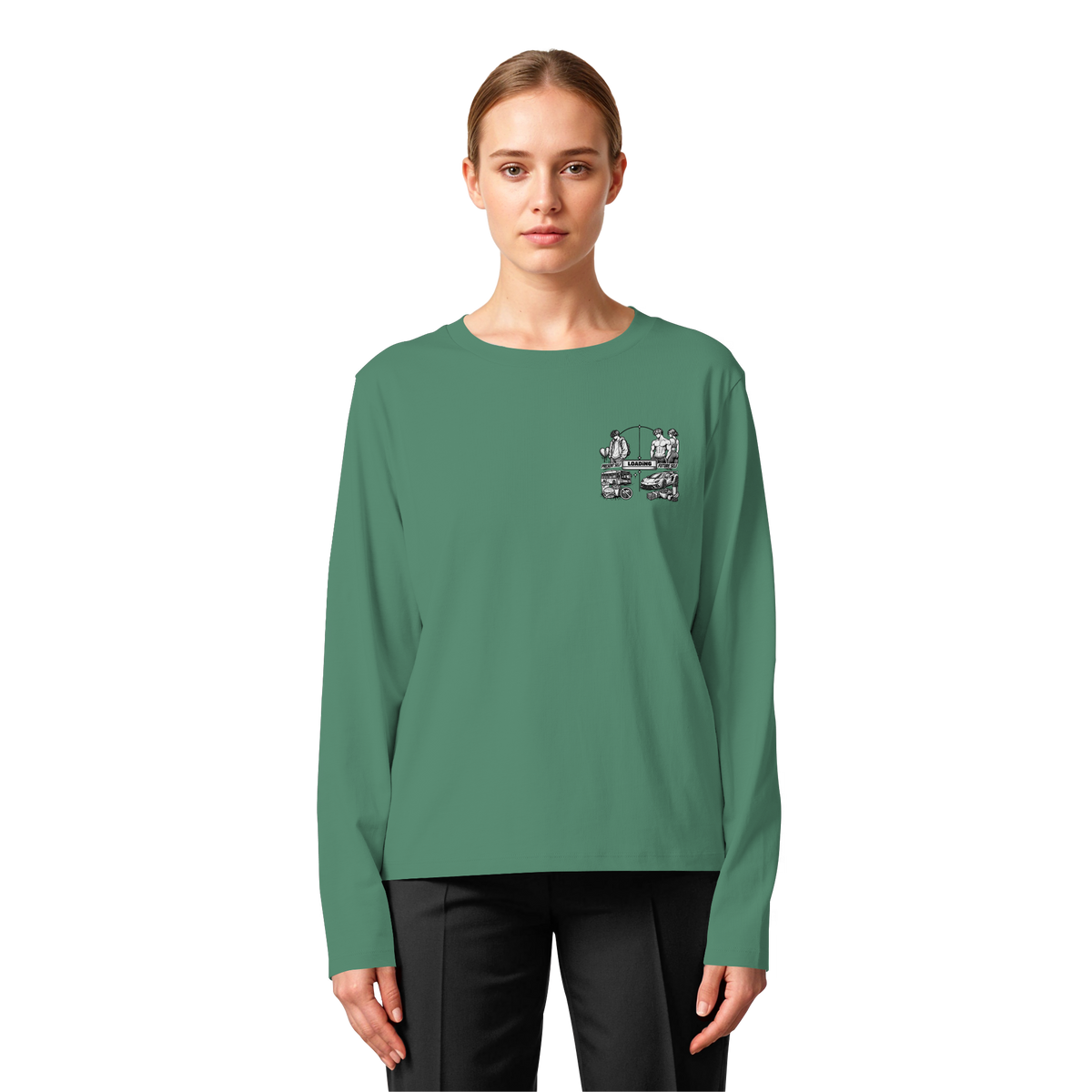LOADiNG BASiCS - Womens Organic Longsleeve T-Shirt