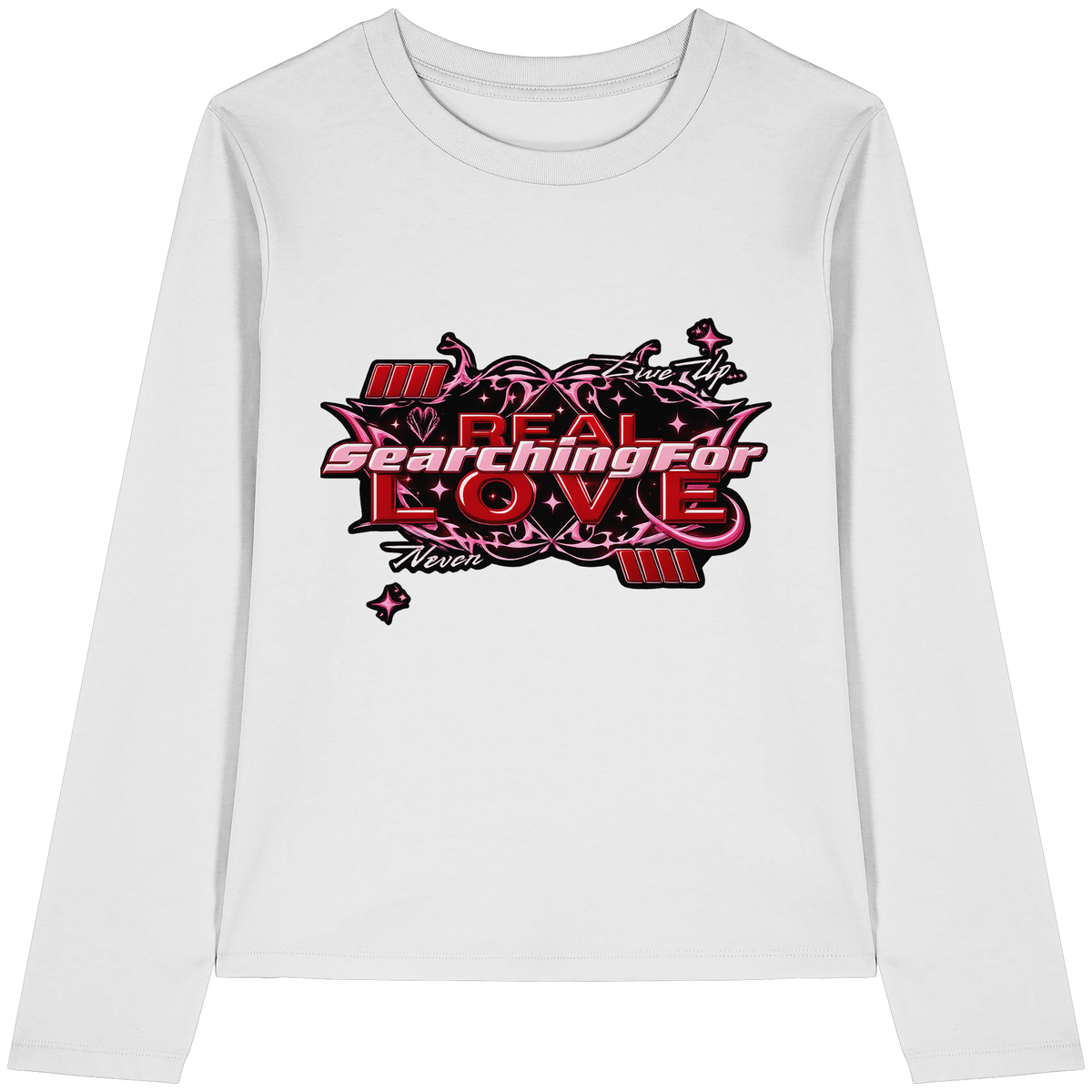 The Real Love - Womens Organic Longsleeve T-Shirt
