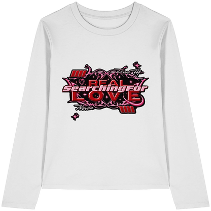 The Real Love - Womens Organic Longsleeve T-Shirt