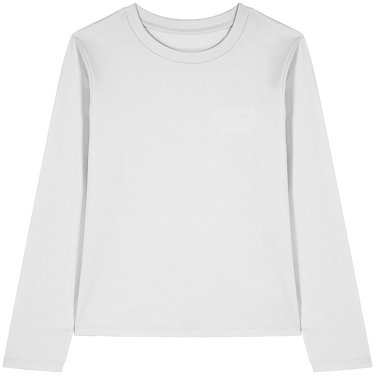 Die REAL LOVE BASiCS - Damen Bio-Langarm-T-Shirt