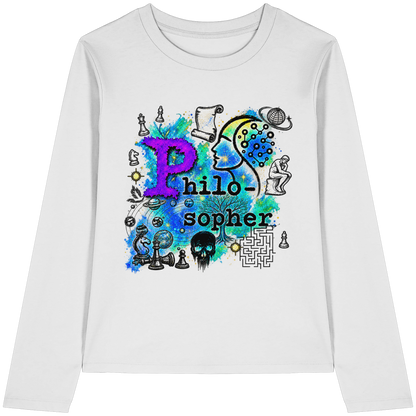 The Philosopher - Womens Organic Longsleeve T-Shirt
