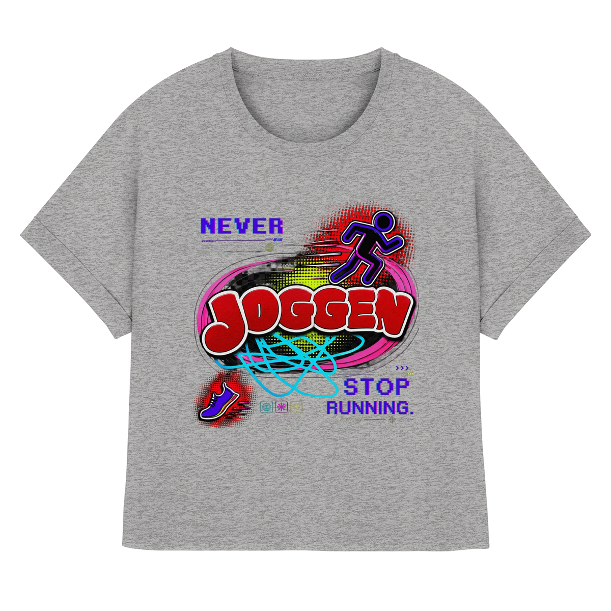 The JoGGer - Womens Organic Rolled Sleeves T-Shirt