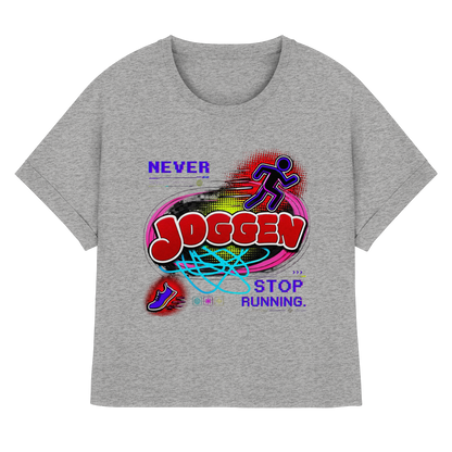 The JoGGer - Womens Organic Rolled Sleeves T-Shirt